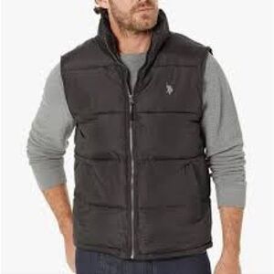 Charcoal Puffer Vest